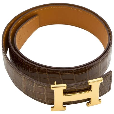 hermes crocodil belt|hermes crocodile belt price.